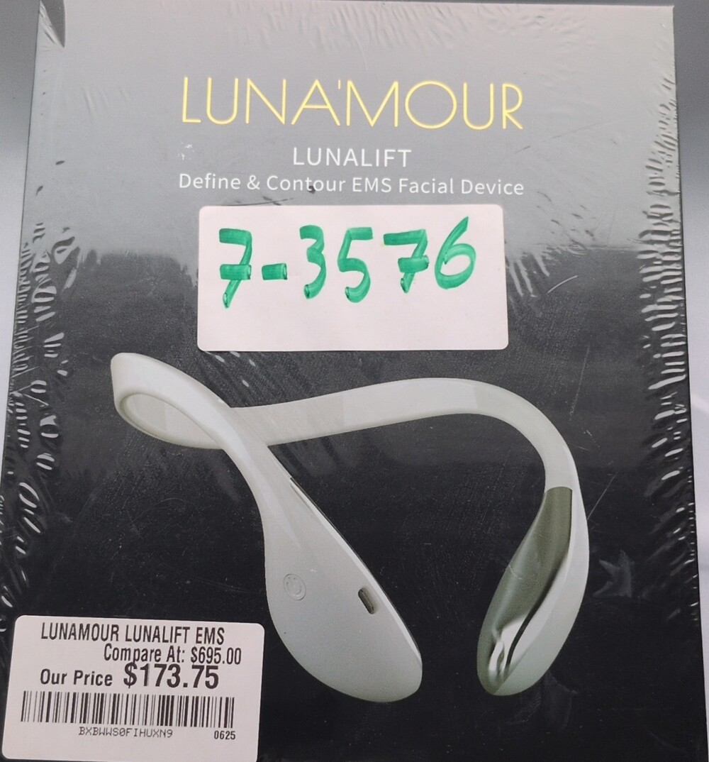 LUNA'MOUR LUNALIFT EMS Facial Toning Device, Micro Current, 3 Intensity Levels